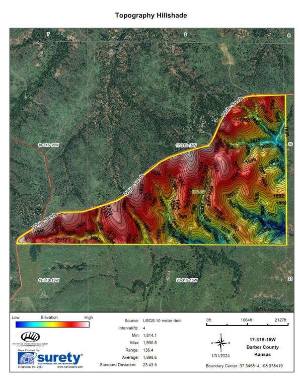 Barber Elkins 328.6 Hillshade