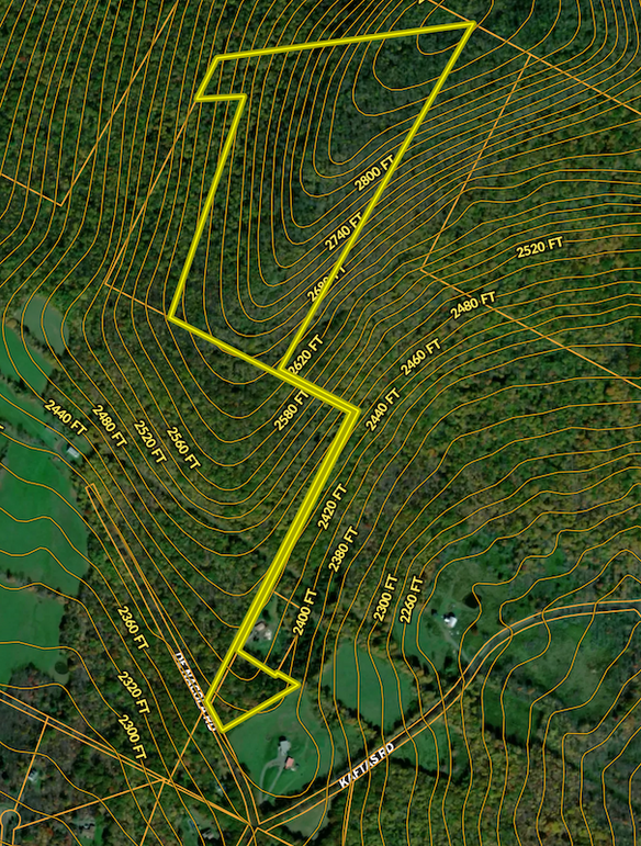 Greene co 39.25 Vansweringen Contour map