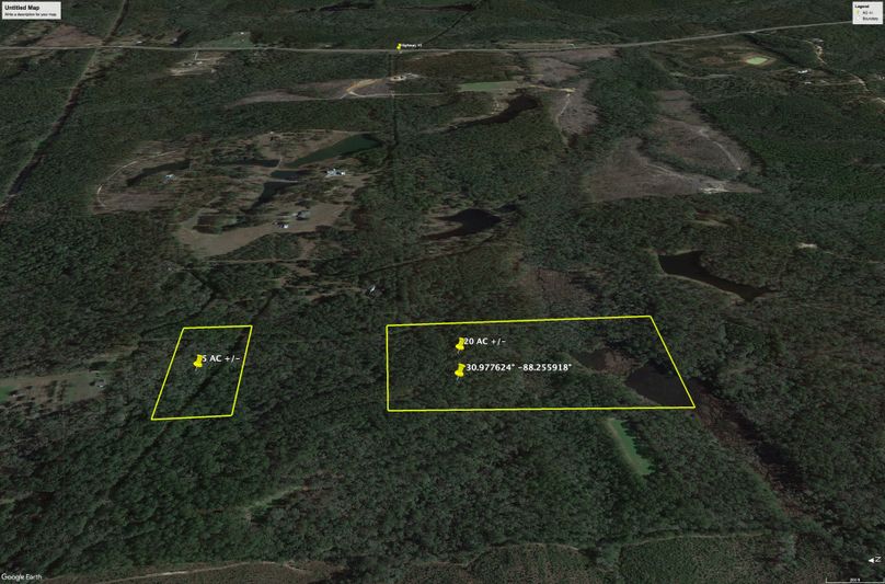 Aerial #3 Approx. 25 Acres Mobile County, AL