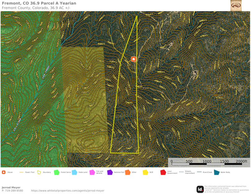 Fremont, CO 36.9 Parcel A Topo