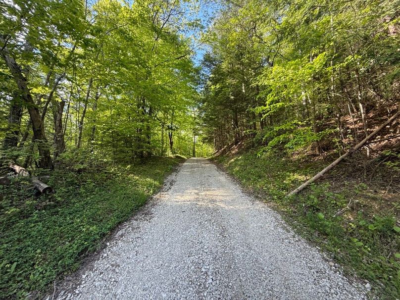 026 the gravel county road along the northwest boundary