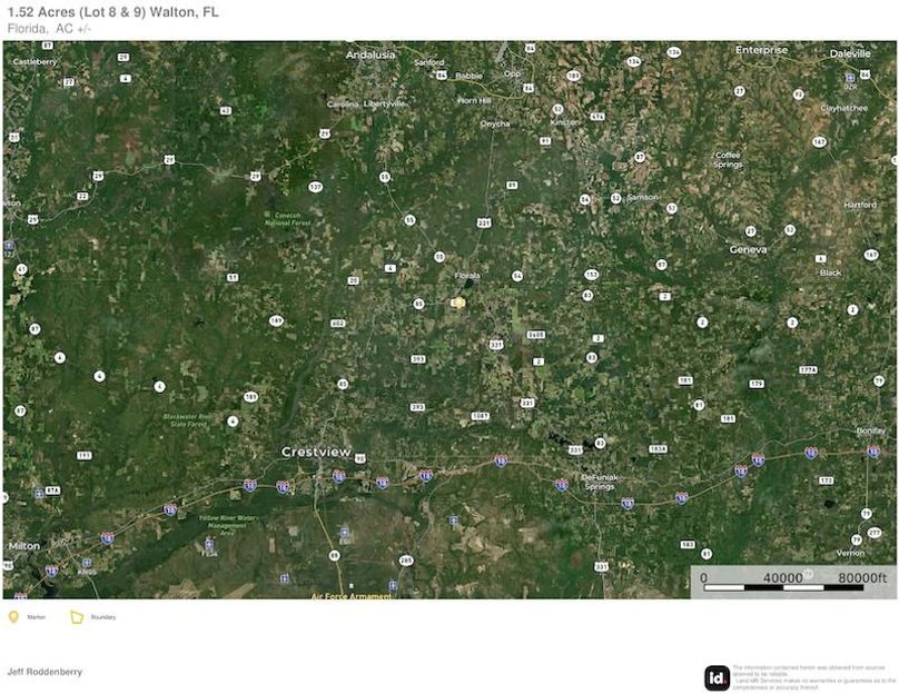 Extended Aerial #2 - 1.52 Acres Walton, FL - Infinite Velocity Trust