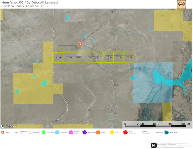 Huerfano, CO Splits Driscoll - Aeiral 1