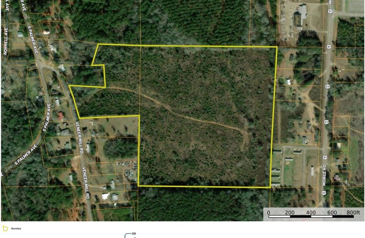 Map Overview Approx. 46 Acres Butler County, AL - Buyer Initialed copy