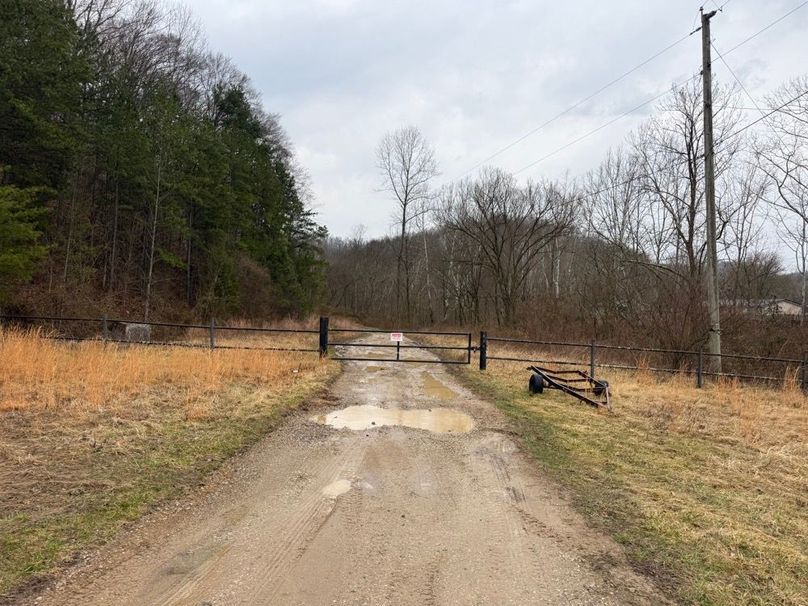 017 the locked gate at the north boundary