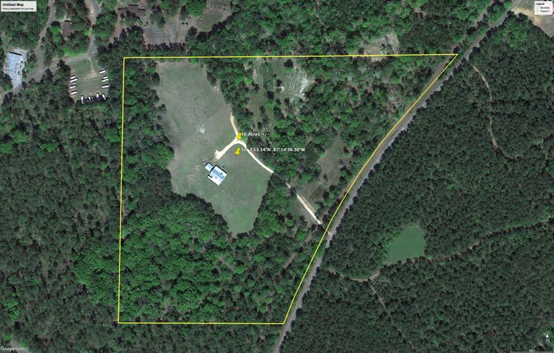 Aerial #1 Approx. 36 Acres Wilcox County, AL