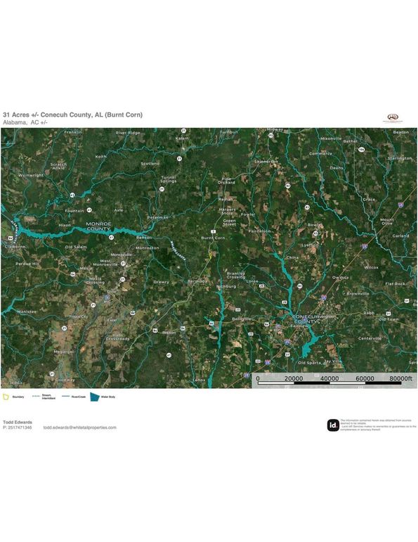 Aerial #3 Approx. 31 Acres Conecuh County, AL