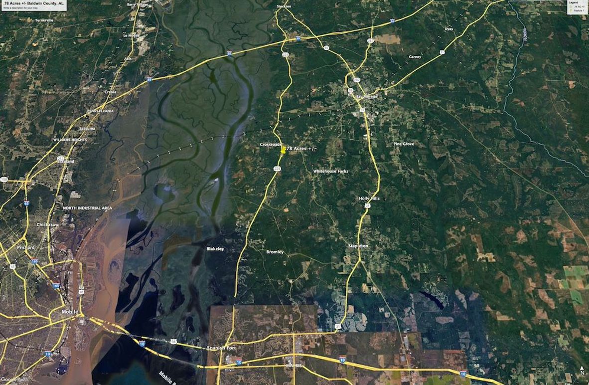 Aerial #3 Approx. .78 Acres Baldwin County, AL