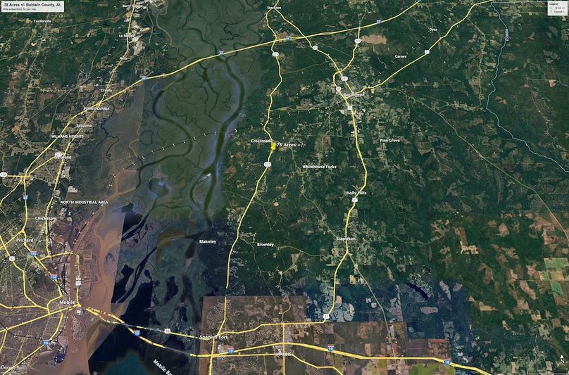 Aerial #3 Approx. .78 Acres Baldwin County, AL