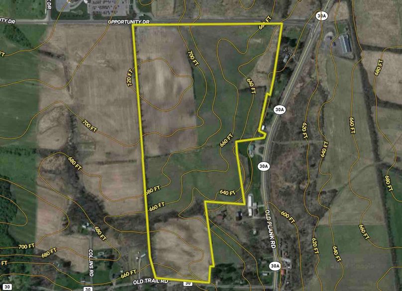 Montgomery County NY 76.6 Contour Map