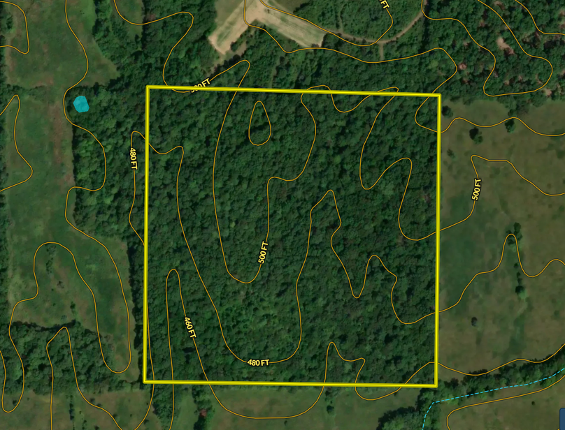 Aerial 2 Contour Hardin 40