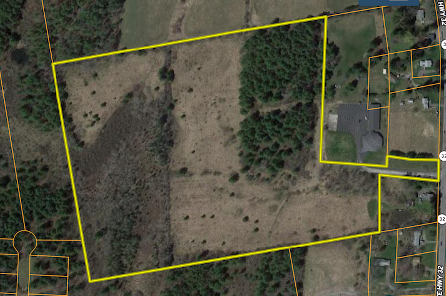 Greene county 37.1+_- acres Property  boundrary map