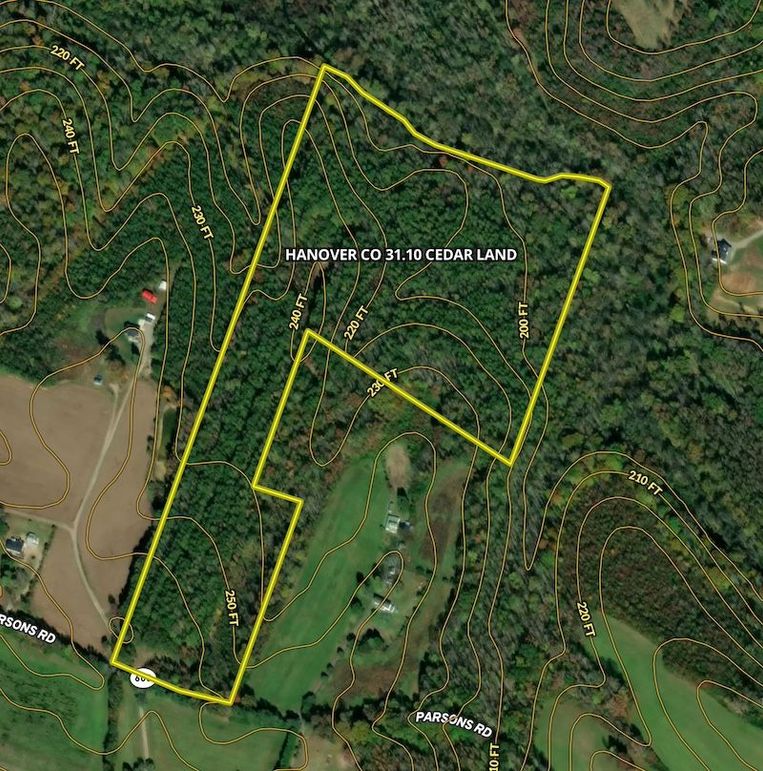 Hanover Co 31.10 Cedar Land Contour