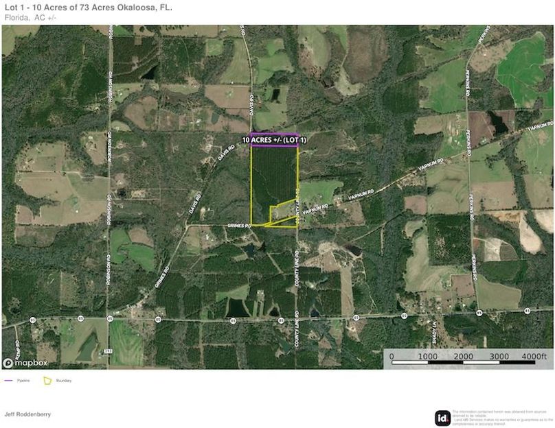 Aerial #2 - 10 of 73 Acres Okaloosa, Fl - Digital Business Corp.