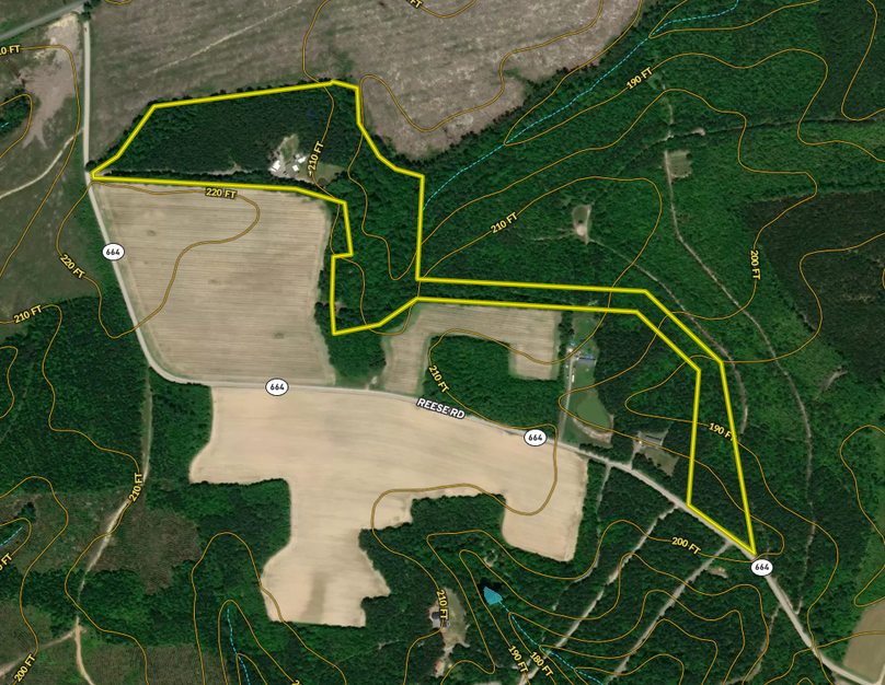 Aerial Topo and Water Features