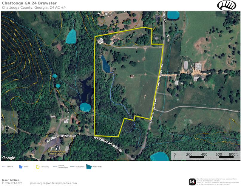 Contour Map - Chattooga 24