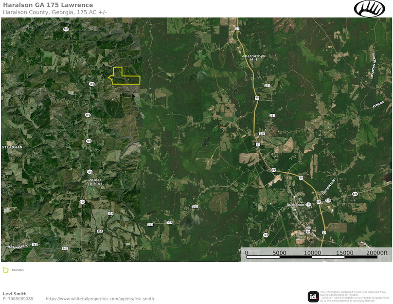 Haralson GA 175 location Map