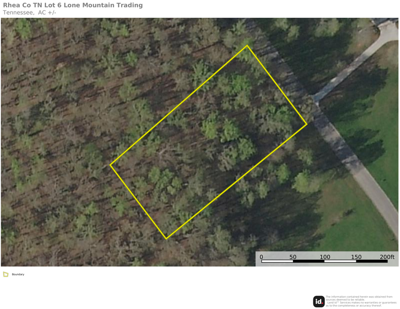 Rhea Co TN Lot 6 Outline 1