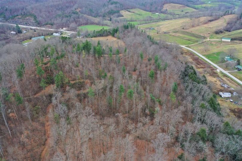 006 aerial drone shot from the southeast edge of the property looking west