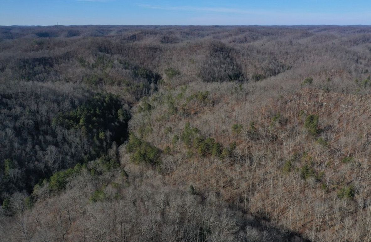 005 aerial drone shot from the east looking to the west