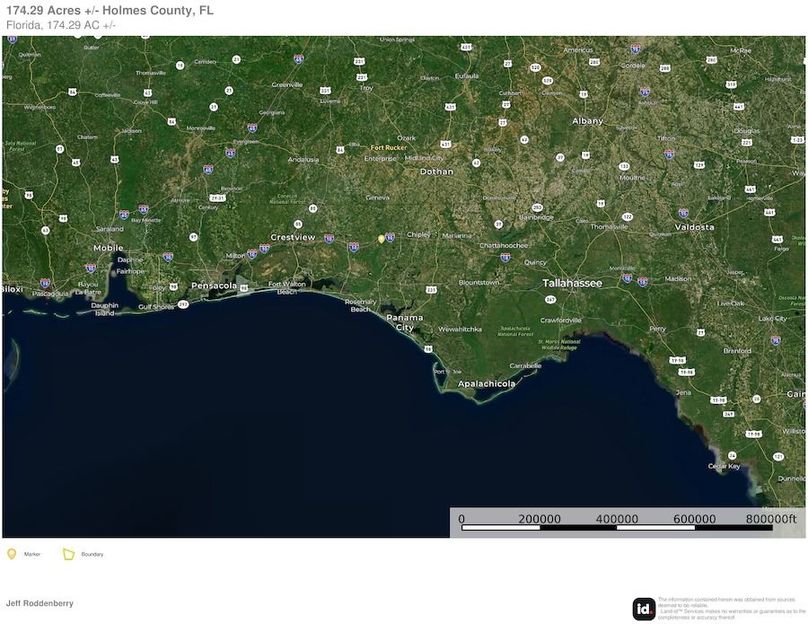 Extended Aerial #2 - 174.29 Acres Holmes, FL