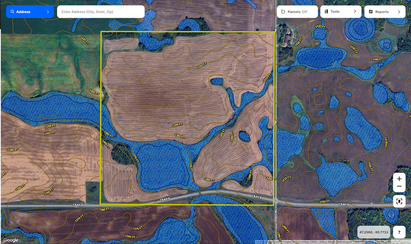 Mahnomen Co 149 Wetlands map