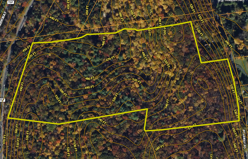 Dutchess Co 25.05 Contour map