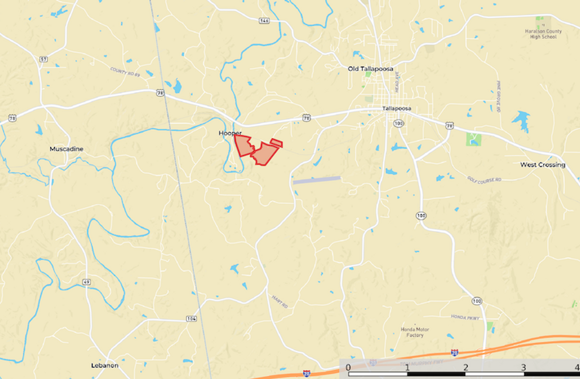 Location1 Map - Haralson Wood