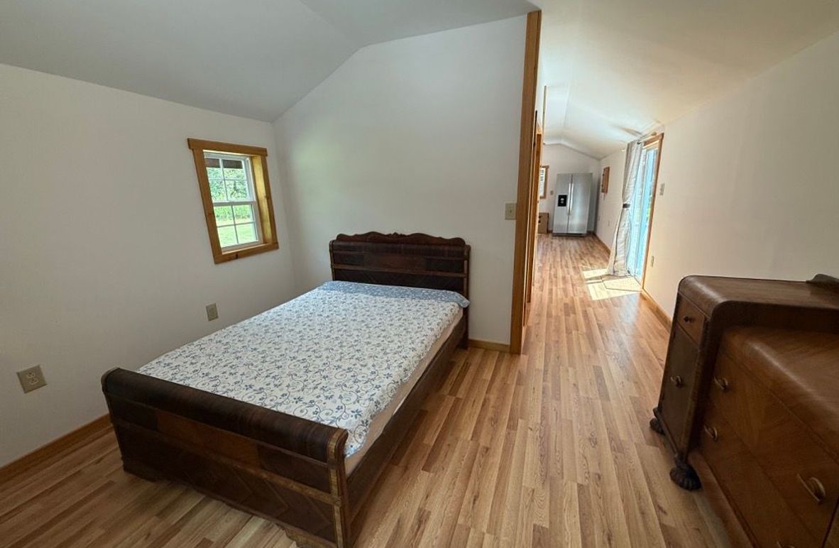 025 interior bedroom area of cabin 1