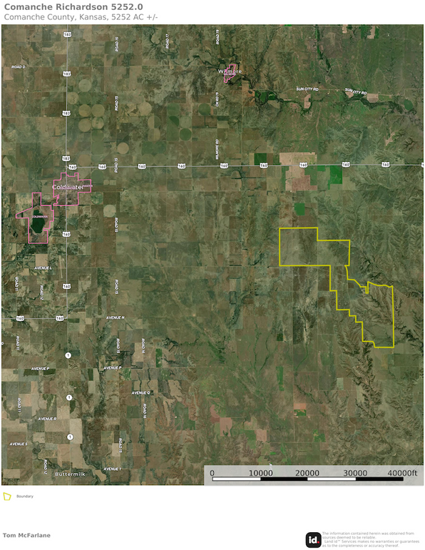 Comanche Richardson 5252 Map