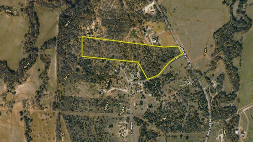 20 Acre Map With Contours (1)