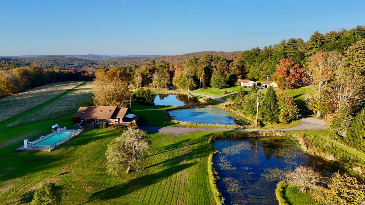 Country Home With Acreage Great views And 3 Ponds In Cochecton NY