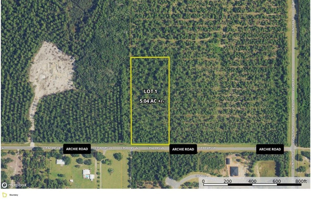 Aerial #1 Approx. 5.04 Acres Baldwin County, AL