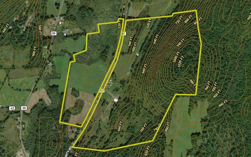 Washington County NY 193.8 Miller Topo Map