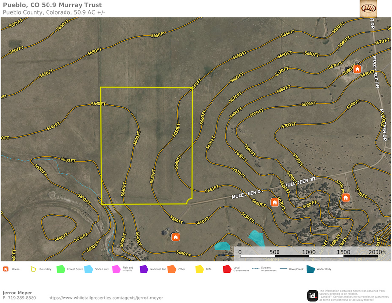 Pueblo, CO 50.9 Murray Trust Topo