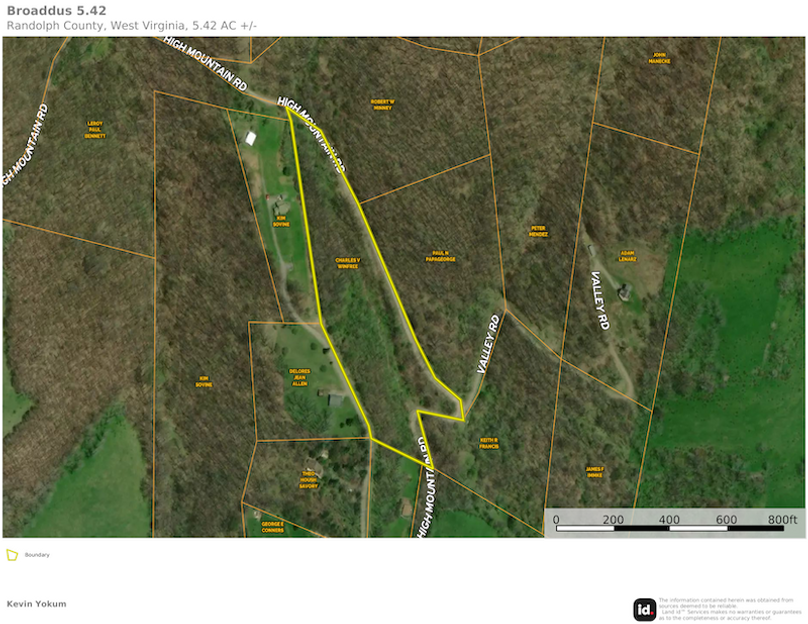 Rand Co WV 5.42 Broaddas map 1 site