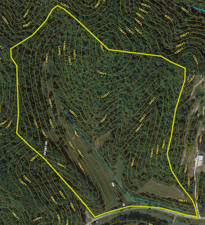 046 mapping overview with contours