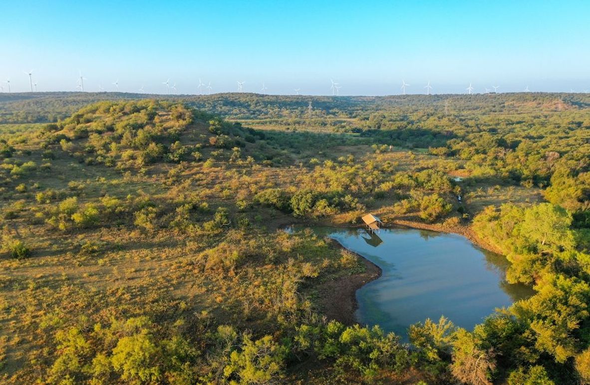 8.Pond and views to the south