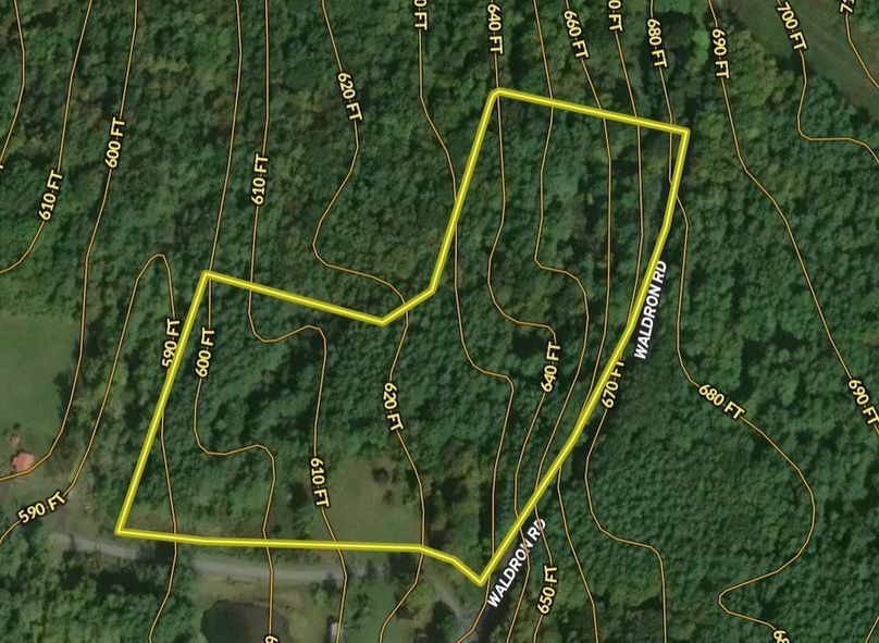 P32 GC 60.99 Lot#3 Contour Lines Map