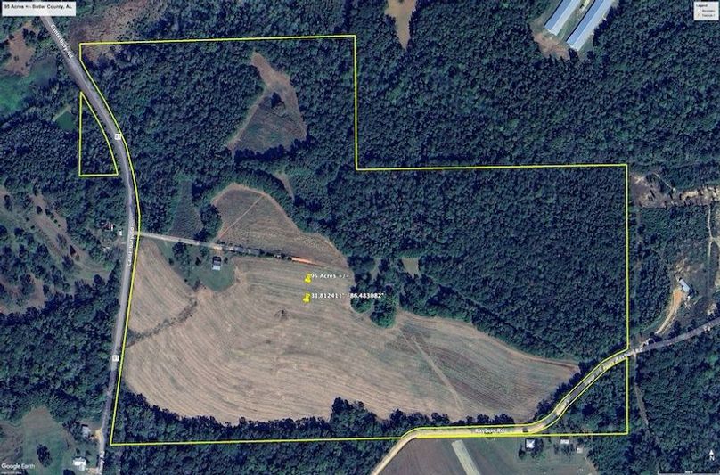 Aerial #1 Approx. 95 Acres Butler County, AL