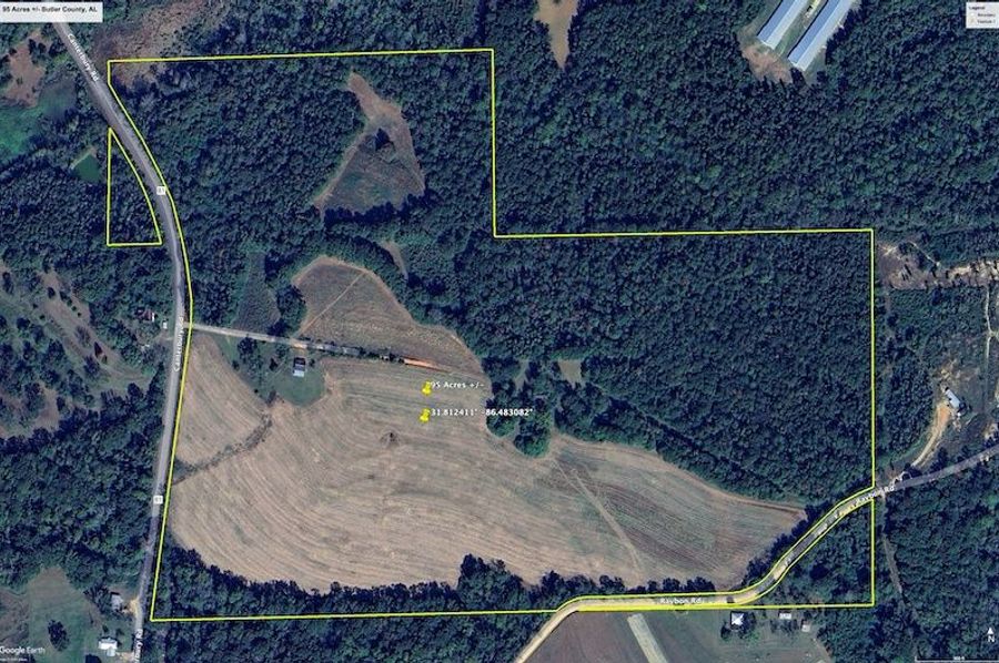 Aerial #1 Approx. 95 Acres Butler County, AL