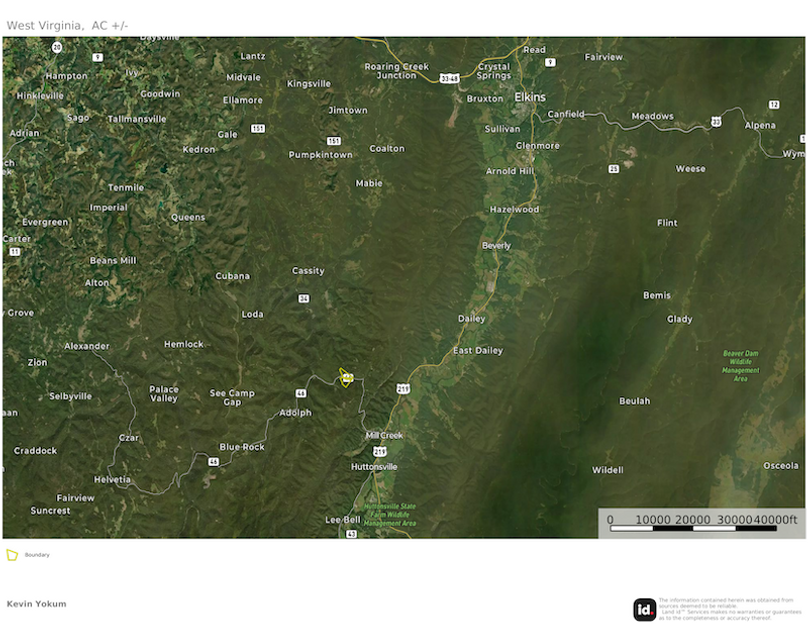 Rand Co WV 149.8 DeBuchananne map 3 overview