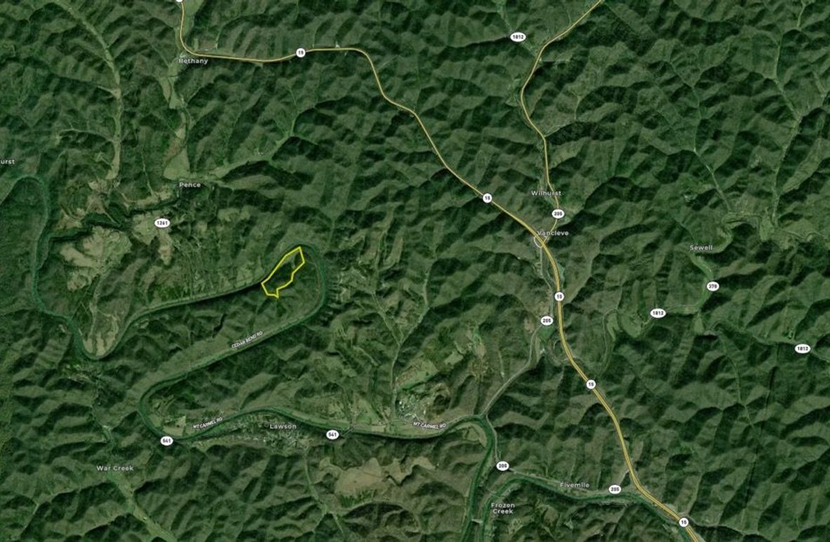 031 Breathitt 47 Land ID map zoomed out