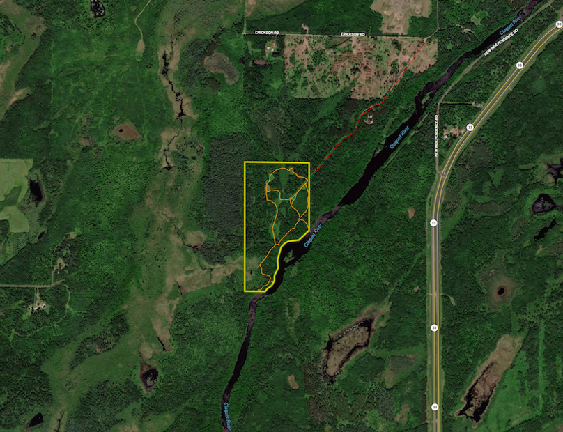 TBD Erickson Rd. with trail and easement area