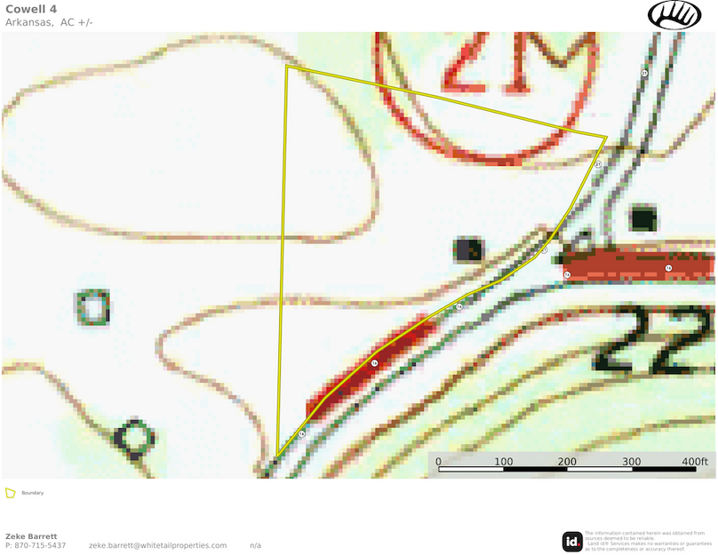 Cowell Deer Cabin Topo