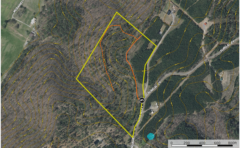 Contour Map - Chattooga 20.87
