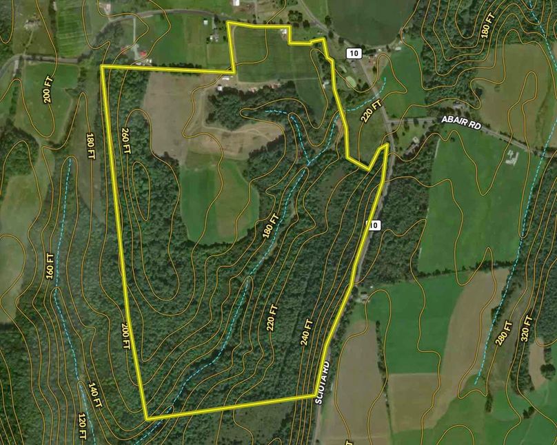 Washington County NY 127.29 Raber Contour Map