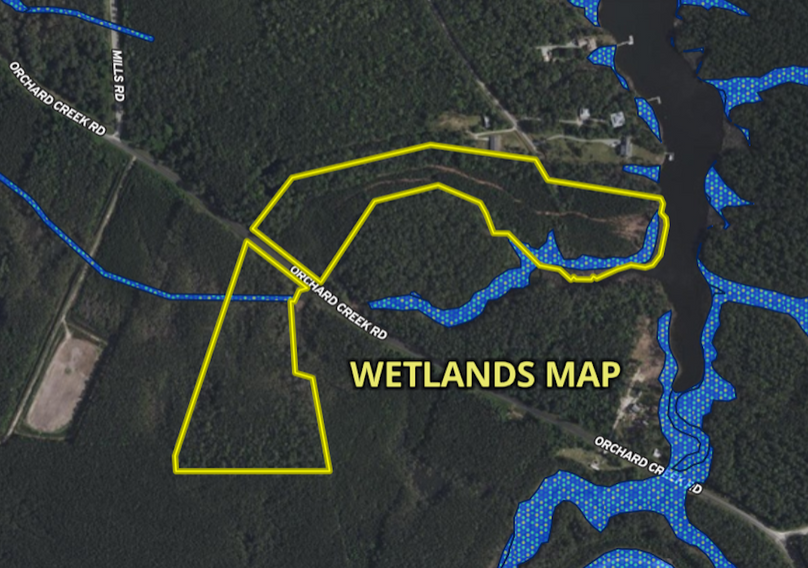 wetlands map