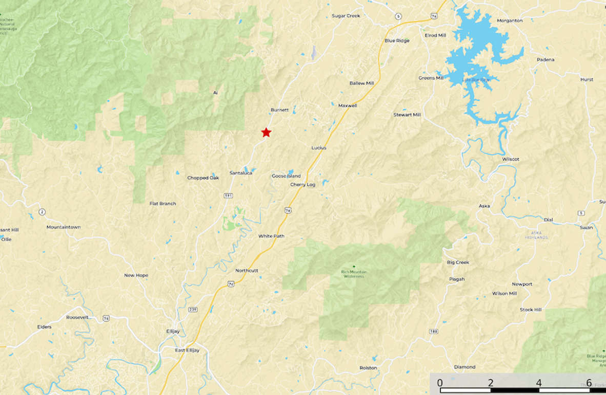 Location1 Map - Gilmer GA 58
