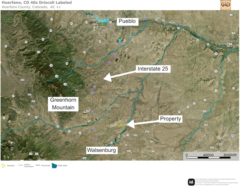 Huerfano, CO Driscoll Split 1 - Aerial 2